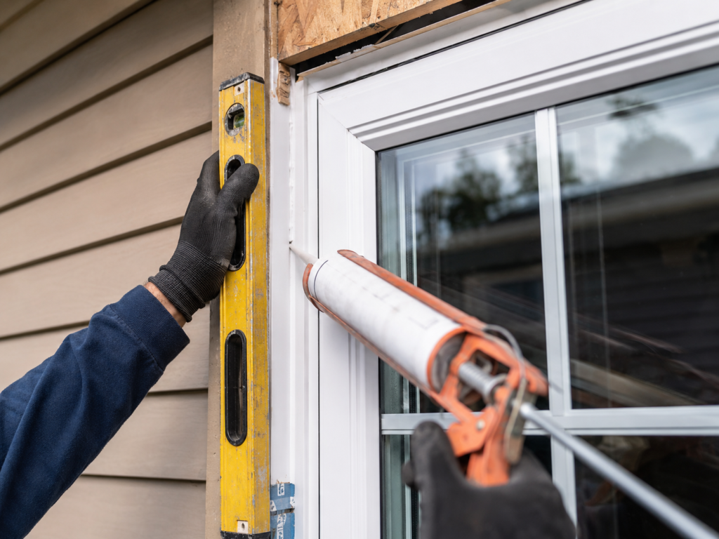 Window Frame Sealing Installation X
